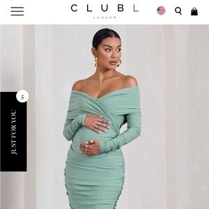 Club L London maternity dress US size 6